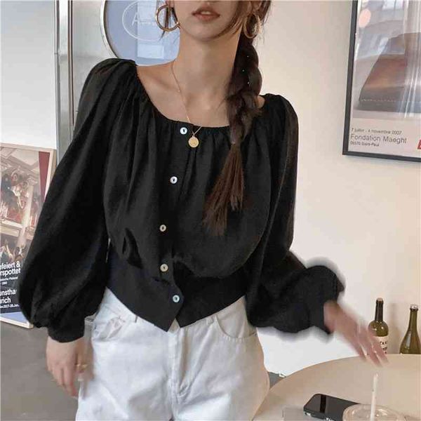 women's blouses & shirts sweet casual beach elegant female blouse high street harajuku shirts vintage women long korean style clothes s, White
women's blouses & shirts sweet casual beach elegant female blouse high street harajuku shirts vintage women long korean style clothes s, White