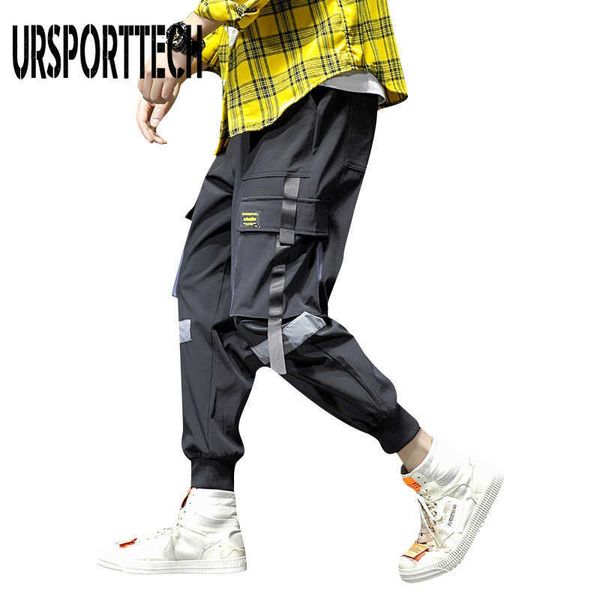 ursporttech streetwear hip hop cargo pants men spring baggy pockets ribbon jogger pants men japanes style black harem pants 210528
ursporttech streetwear hip hop cargo pants men spring baggy pockets ribbon jogger pants men japanes style black harem pants 210528