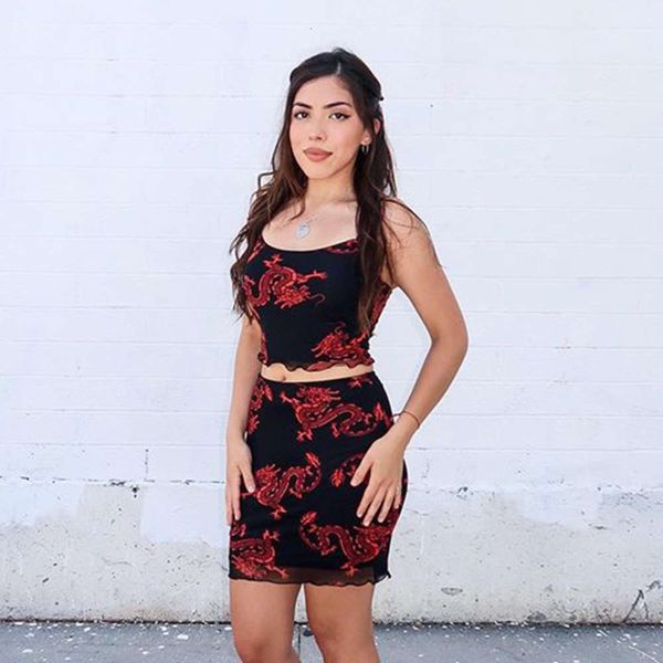 2020 men's new china dragon print mh sling small vt short skirt t piece suit, White
2020 men's new china dragon print mh sling small vt short skirt t piece suit, White