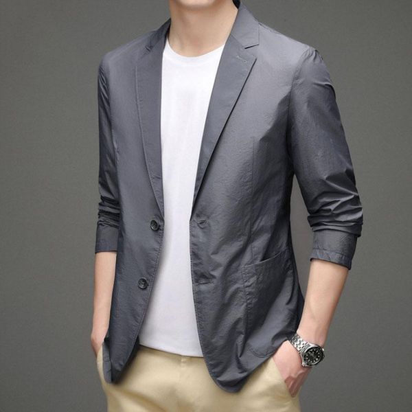 men's suits & blazers spring men blazer slim fit breathable small suit jackets single breasted party/host male jacket blaser masculino, White;black
men's suits & blazers spring men blazer slim fit breathable small suit jackets single breasted party/host male jacket blaser masculino, White;black
