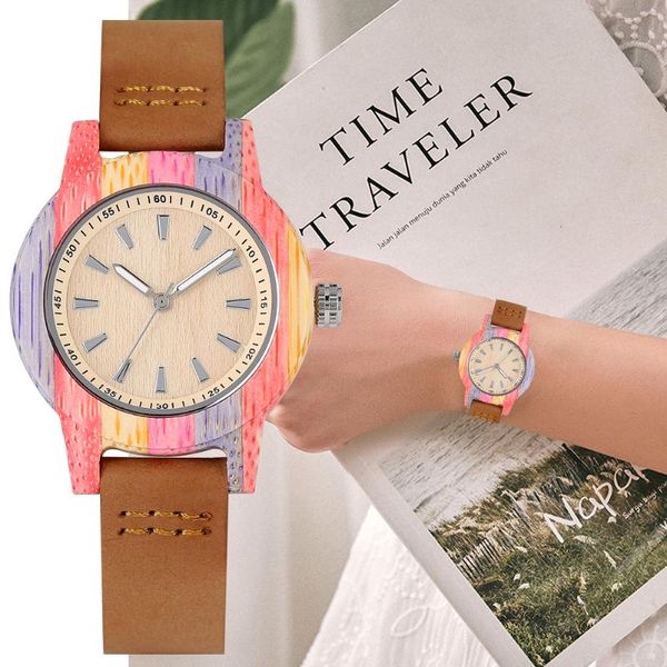 wristwatches colorful wooden watch ultra-light luminous pointers dial genuine leather band watches for women female gifts 2021, Slivery;brown
wristwatches colorful wooden watch ultra-light luminous pointers dial genuine leather band watches for women female gifts 2021, Slivery;brown