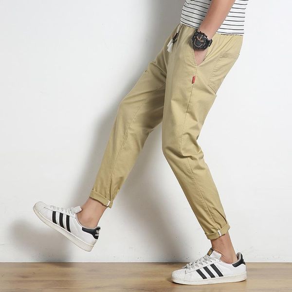 men's pants 2021 spring and summer casual fashion brand slim trend nine point streetwear men, Black
men's pants 2021 spring and summer casual fashion brand slim trend nine point streetwear men, Black