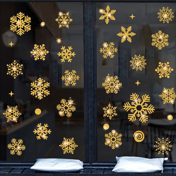 wall stickers gold with glitter effect snowflake electrostatic window christmas home holiday decoration wallpaper
wall stickers gold with glitter effect snowflake electrostatic window christmas home holiday decoration wallpaper