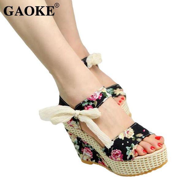 2021 woman sandals summer platform woman shoes flower platform wedges sandals lady flower ribbon summer high heel footwear, Black
2021 woman sandals summer platform woman shoes flower platform wedges sandals lady flower ribbon summer high heel footwear, Black