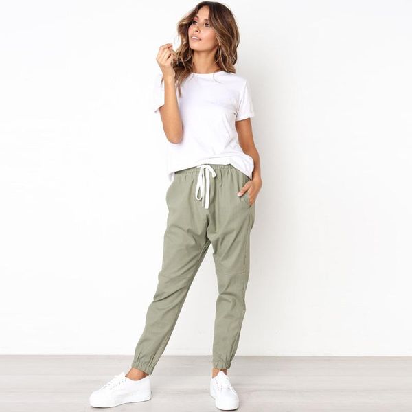 women's pants & capris chic leisure cotton linen long women elastic waist pockets loose plus size xl casual trousers, Black;white
women's pants & capris chic leisure cotton linen long women elastic waist pockets loose plus size xl casual trousers, Black;white