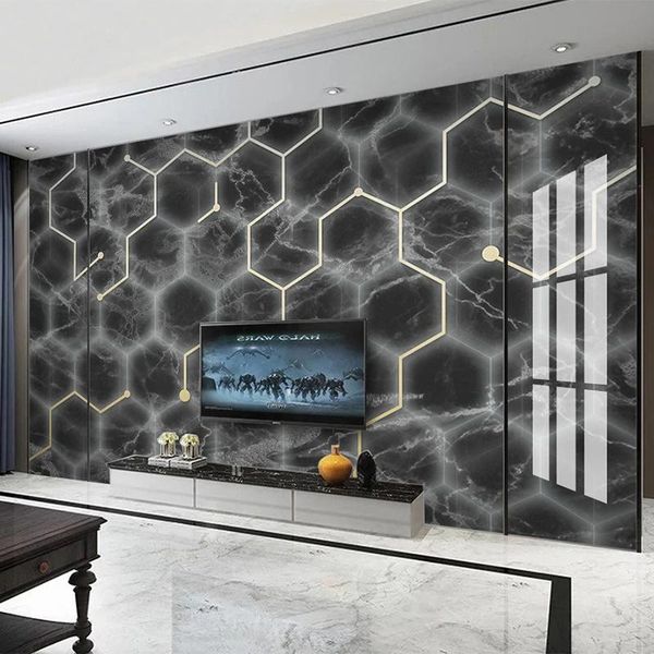 wallpapers custom 3d mural wallpaper black geometric marble fresco living room tv sofa bedroom home decor papel de parede frescoes
wallpapers custom 3d mural wallpaper black geometric marble fresco living room tv sofa bedroom home decor papel de parede frescoes