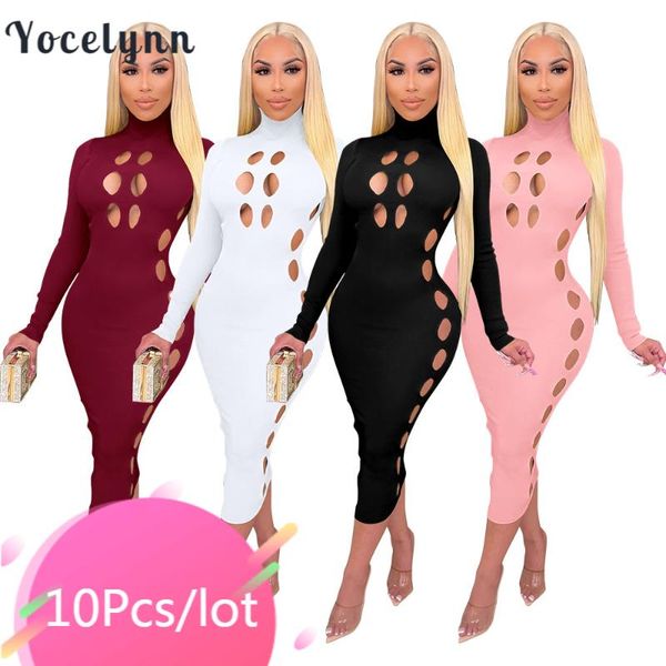 casual dresses 10pcs bulk items wholesale lots cut out womens long dress solid sleeve clubwear 2021 autumn women outfits, Black;gray
casual dresses 10pcs bulk items wholesale lots cut out womens long dress solid sleeve clubwear 2021 autumn women outfits, Black;gray