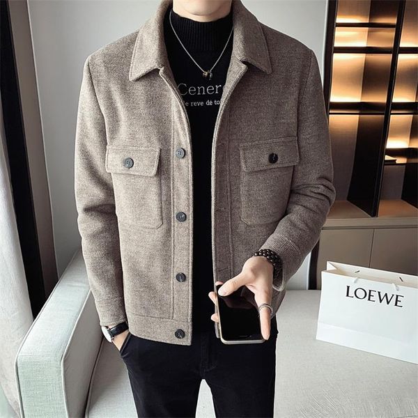men's wool & blends 2021 autumn winter trench coat male cashmere slim fit woolen windbreaker casual warm outwear manteau homme b624, Black
men's wool & blends 2021 autumn winter trench coat male cashmere slim fit woolen windbreaker casual warm outwear manteau homme b624, Black