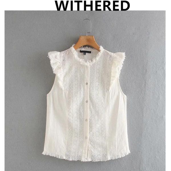 women's blouses & shirts withered tank blouse women indie folk fashion bohemian embroidery elegant beach blusas mujer de moda 2021 slee, White
women's blouses & shirts withered tank blouse women indie folk fashion bohemian embroidery elegant beach blusas mujer de moda 2021 slee, White