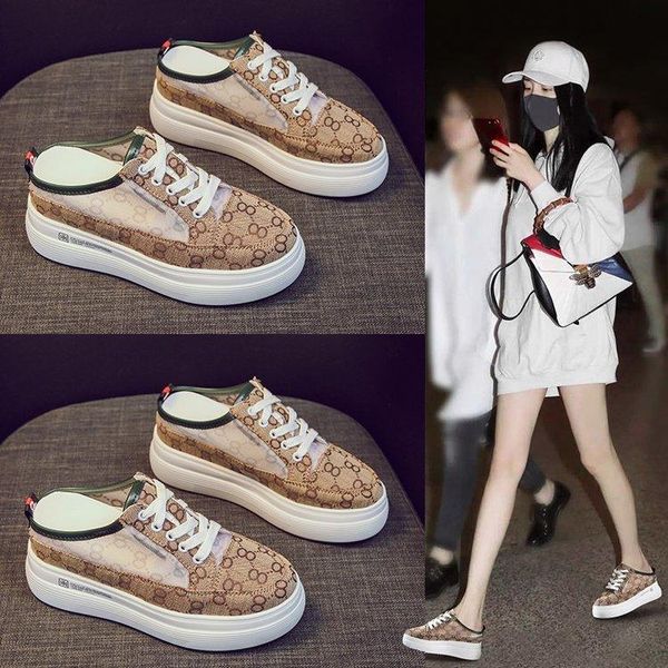 slippers 2021 summer internet celebrity sandals outer wear canvas platform hidden wedge lazy, Black
slippers 2021 summer internet celebrity sandals outer wear canvas platform hidden wedge lazy, Black