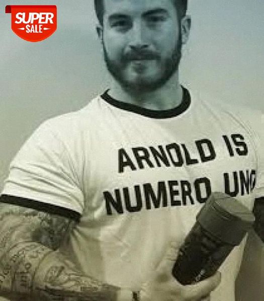 sunfiz YF Arnold Is Numero Uno Ringer T Shirt Pumping Iron Weight Lifting Men Brand T-shirt Male Summer Fashion Tops #Cv3A, White;black
sunfiz YF Arnold Is Numero Uno Ringer T Shirt Pumping Iron Weight Lifting Men Brand T-shirt Male Summer Fashion Tops #Cv3A, White;black