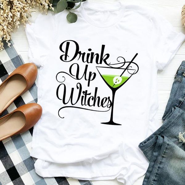 women lady witch drink autumn 90s halloween thanksgiving print womens clothes shirt t tee for tshirt female graphic t-shirt, White
women lady witch drink autumn 90s halloween thanksgiving print womens clothes shirt t tee for tshirt female graphic t-shirt, White