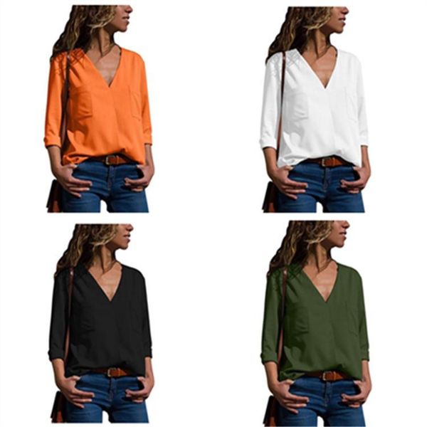 women's blouses & shirts fashion elagant women shirt casual lantern sleeve short dress v-neck long-sleeved double-pocket 2 female dress, White
women's blouses & shirts fashion elagant women shirt casual lantern sleeve short dress v-neck long-sleeved double-pocket 2 female dress, White