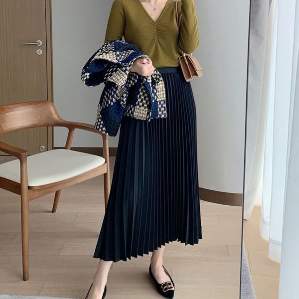 ladies of korean golden velvet winter female tall, elegant waist loose a-line skirt y148 ohls, Black
ladies of korean golden velvet winter female tall, elegant waist loose a-line skirt y148 ohls, Black