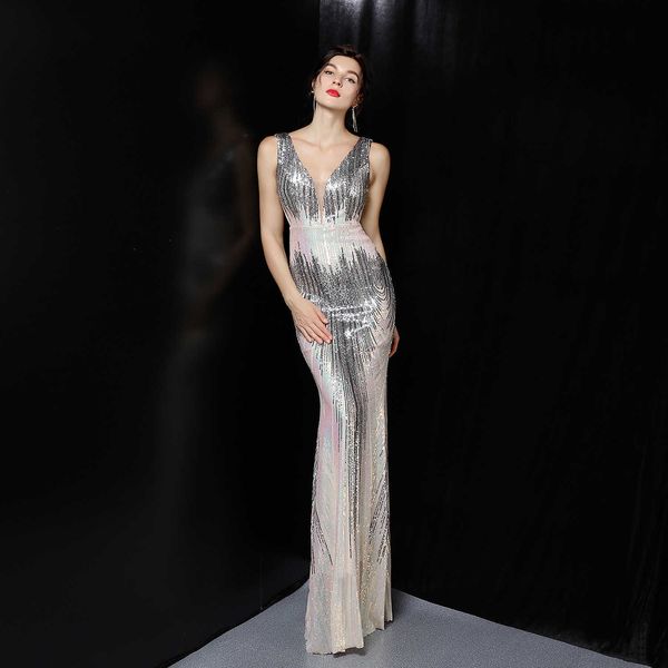 luxury evening dress 18277# fairy dream celebrity party evening long thin toast bride, Black;gray
luxury evening dress 18277# fairy dream celebrity party evening long thin toast bride, Black;gray