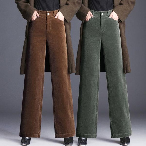 women's pants & capris spring autumn trousers corduroy high waist casual loose straight, Black;white
women's pants & capris spring autumn trousers corduroy high waist casual loose straight, Black;white
