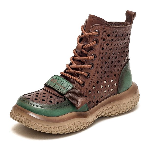 retro women sandals summer shoes 2022 mixed colors lace-up genuine leather hollow handmade leisure platform sandals, Black
retro women sandals summer shoes 2022 mixed colors lace-up genuine leather hollow handmade leisure platform sandals, Black