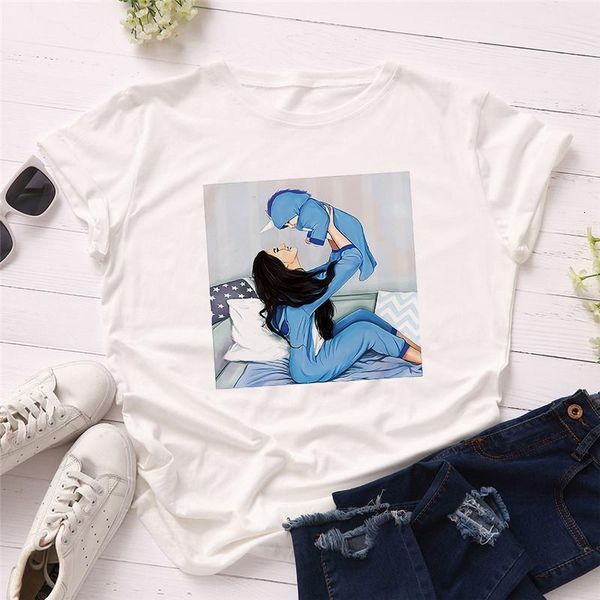 new summer fashion mom daughter women t shirt ulzzang casual tshirt harajuku kawaii t-shirt female short sleeve tshirts, White
new summer fashion mom daughter women t shirt ulzzang casual tshirt harajuku kawaii t-shirt female short sleeve tshirts, White