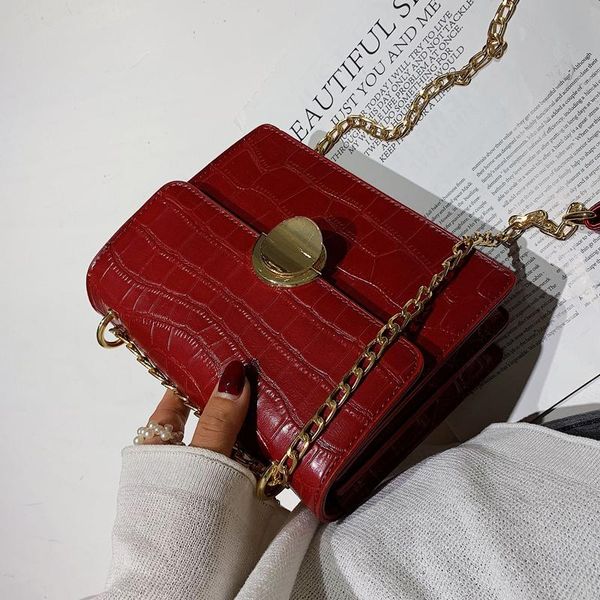cross body crocodile pattern flip square bag 2021 quality pu leather women's designer handbag chain shoulder crossbody
cross body crocodile pattern flip square bag 2021 quality pu leather women's designer handbag chain shoulder crossbody