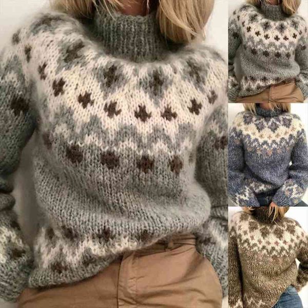 winter women elegant turtleneck knitted sweater jacquard weave long sleeve jumper warm loose pullover sweaters plus size s 3xl, White;black
winter women elegant turtleneck knitted sweater jacquard weave long sleeve jumper warm loose pullover sweaters plus size s 3xl, White;black
