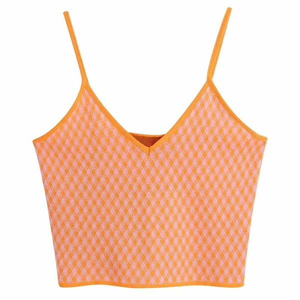 women's tanks & camis 2021 summer orange v-neck tank sleeveless knit camisole backless crop shirts fashion vest blouses streetwear, White
women's tanks & camis 2021 summer orange v-neck tank sleeveless knit camisole backless crop shirts fashion vest blouses streetwear, White