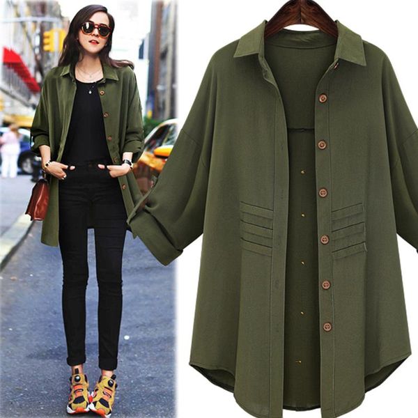 women's trench coats 2021 autumn winter vintage kimono cardigan long shirt coat casual loose womens and blouses camisa feminina plus s, Tan;black
women's trench coats 2021 autumn winter vintage kimono cardigan long shirt coat casual loose womens and blouses camisa feminina plus s, Tan;black