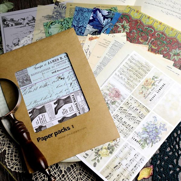 gift wrap vuawrtg vintage design paper packs for scrapbooking diy projects/po /card making crafts 1102
gift wrap vuawrtg vintage design paper packs for scrapbooking diy projects/po /card making crafts 1102
