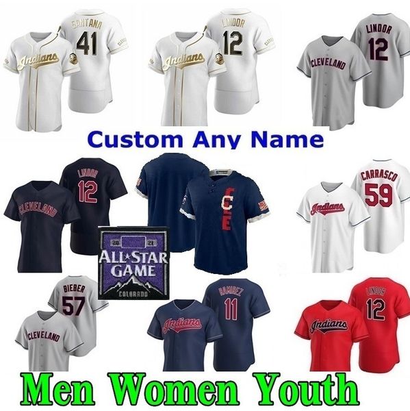 cleveland men women youth kids indians 2021 all-star game baseball jerseys francisco lindor jose ramirez roberto perez shane bieber franmil, Blue;black
cleveland men women youth kids indians 2021 all-star game baseball jerseys francisco lindor jose ramirez roberto perez shane bieber franmil, Blue;black