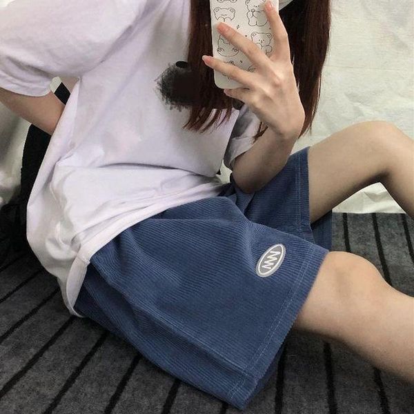 women's shorts corduroy wide-leg for men women 2021 summer simple harajuku casual loose straight half pants hip hop streetwear short, White;black
women's shorts corduroy wide-leg for men women 2021 summer simple harajuku casual loose straight half pants hip hop streetwear short, White;black
