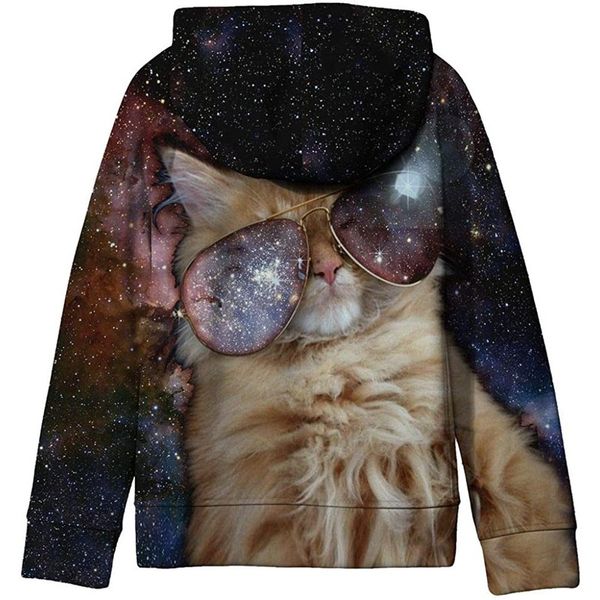 sunglasses cat novelty hoodie for boys and girls 3d printing pullover hooded sweatshirt with pocket 100-160, Black
sunglasses cat novelty hoodie for boys and girls 3d printing pullover hooded sweatshirt with pocket 100-160, Black