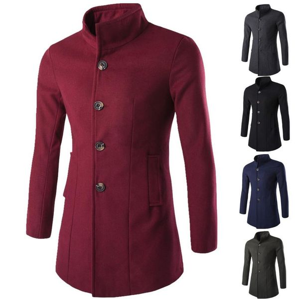 2021 new long medieval trench woolen men red stand collar gothic overcoat man coat ecp1, Black
2021 new long medieval trench woolen men red stand collar gothic overcoat man coat ecp1, Black