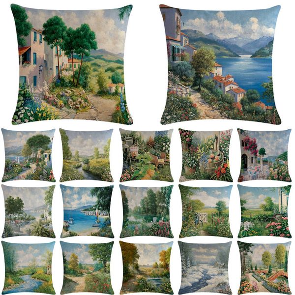 scenic flower pattern cotton linen throw pillow cushion cover car home sofa bed decorative pillowcase
scenic flower pattern cotton linen throw pillow cushion cover car home sofa bed decorative pillowcase