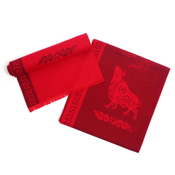 thickened towering red warm 180cm lengthened cashmere imitation neckline gift festive scarf, Blue;black
thickened towering red warm 180cm lengthened cashmere imitation neckline gift festive scarf, Blue;black