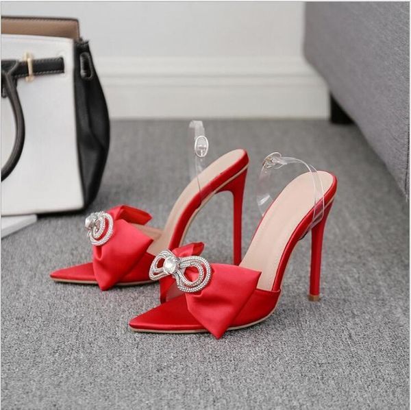 sandals 2021 silk butterfly-knot women slippers mule high heels flip flops pointed toe strappy slides party shoes, Black
sandals 2021 silk butterfly-knot women slippers mule high heels flip flops pointed toe strappy slides party shoes, Black