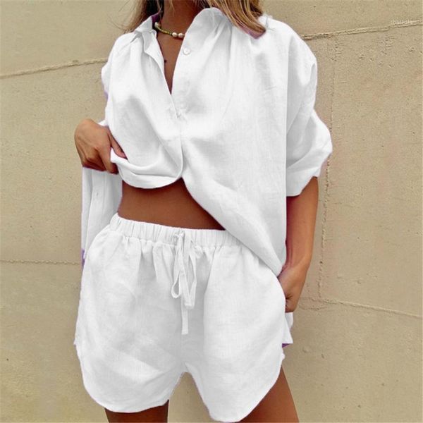 women's tracksuits tracksuit women 2021 summer lounge wear shorts set short sleeve shirt and loose mini suit two piece, Gray
women's tracksuits tracksuit women 2021 summer lounge wear shorts set short sleeve shirt and loose mini suit two piece, Gray