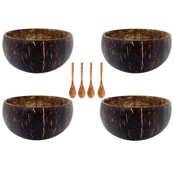 bowls 1set natural coconut shell bowl spoon set creative fruit salad noodle wooden tableware
bowls 1set natural coconut shell bowl spoon set creative fruit salad noodle wooden tableware