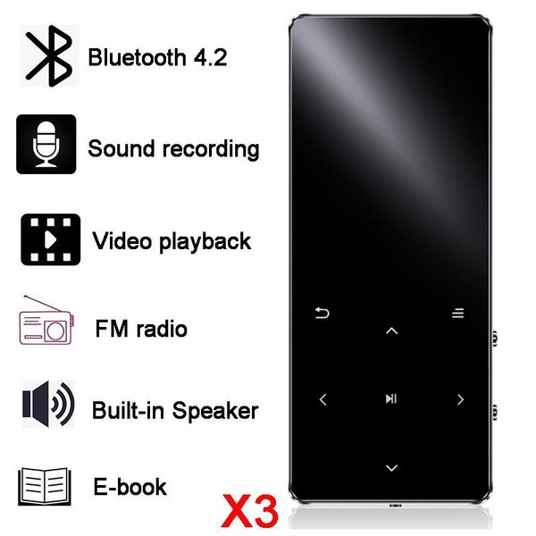& mp4 players mp3 player with bluetooth speaker touch keys hi fi fm radio mini usb sport mp 3 hifi music portable metal walkman 16g
& mp4 players mp3 player with bluetooth speaker touch keys hi fi fm radio mini usb sport mp 3 hifi music portable metal walkman 16g