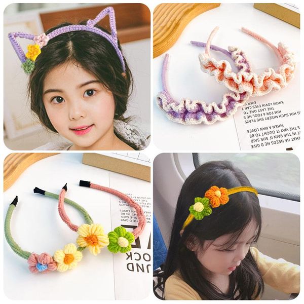 hair accessories autumn and winter children cute colors knit cat flower hairbands headwears girls lovely headbands kids, Slivery;white
hair accessories autumn and winter children cute colors knit cat flower hairbands headwears girls lovely headbands kids, Slivery;white