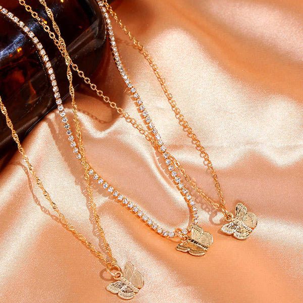 designer necklace korean cute butterfly pendant for women gold color shiny crystal clavicle chain fashion design jewelry, Silver
designer necklace korean cute butterfly pendant for women gold color shiny crystal clavicle chain fashion design jewelry, Silver