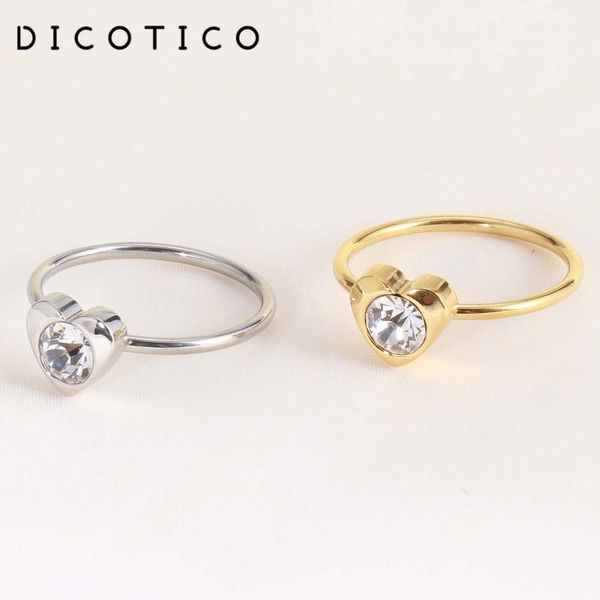 wedding rings dicotico cubic zircon heart for women stainless steel gold/color anillos jewellery, Slivery;golden
wedding rings dicotico cubic zircon heart for women stainless steel gold/color anillos jewellery, Slivery;golden