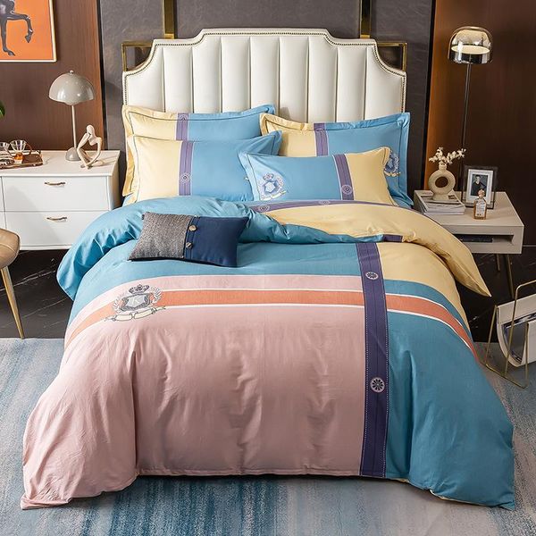 bedding sets luxury 100% pure cotton 60 thread count floral duvet cover twill colorful classic striped king size set bed sheets
bedding sets luxury 100% pure cotton 60 thread count floral duvet cover twill colorful classic striped king size set bed sheets