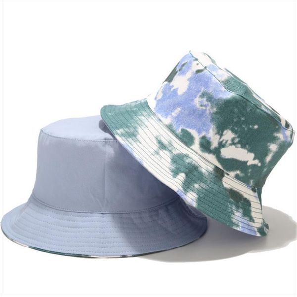 x double sided wearing cap visor rainbow color bucket hat men and women cotton flat sun reversible tie dye fisherman, Blue;gray
x double sided wearing cap visor rainbow color bucket hat men and women cotton flat sun reversible tie dye fisherman, Blue;gray