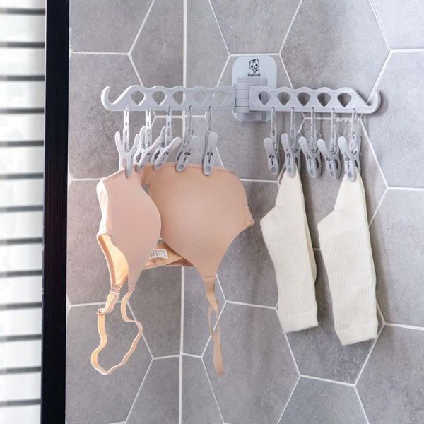 hangers & racks wall mounted foldable drying for socks bra underwear bathroom clothes rack travel clothespin cloth hanger with 10 clips
hangers & racks wall mounted foldable drying for socks bra underwear bathroom clothes rack travel clothespin cloth hanger with 10 clips