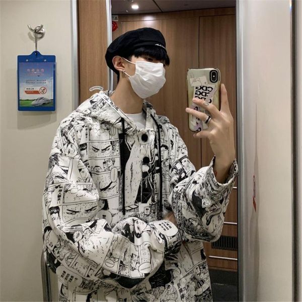 men's hoodies & sweatshirts hip hop style spring autumn zipper jackets harajuku streetwear oversize boyfriend jacket loose couple coats, Black
men's hoodies & sweatshirts hip hop style spring autumn zipper jackets harajuku streetwear oversize boyfriend jacket loose couple coats, Black