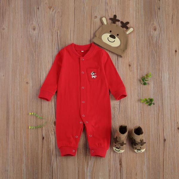 newborn baby boy girls romper single-breasted long-sleeved jumpsuit cute fawn embroidery round neck romper and hat socks 3pcs, Blue
newborn baby boy girls romper single-breasted long-sleeved jumpsuit cute fawn embroidery round neck romper and hat socks 3pcs, Blue