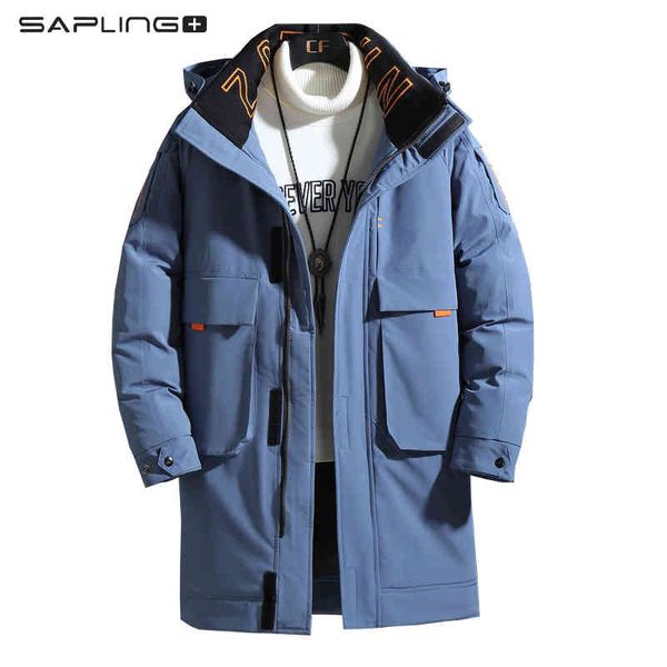 -30 degree men's coats hooded winter new mid-length thicken warm male white duck ets couple loose mens down et, Black;white
-30 degree men's coats hooded winter new mid-length thicken warm male white duck ets couple loose mens down et, Black;white