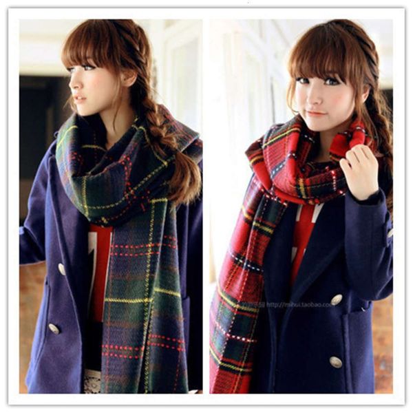 new korean women's tassel dual purpose warm size plaid cashmere like scarf yiwu in autumn and winter 2020, Blue;black 
new korean women's tassel dual purpose warm size plaid cashmere like scarf yiwu in autumn and winter 2020, Blue;black