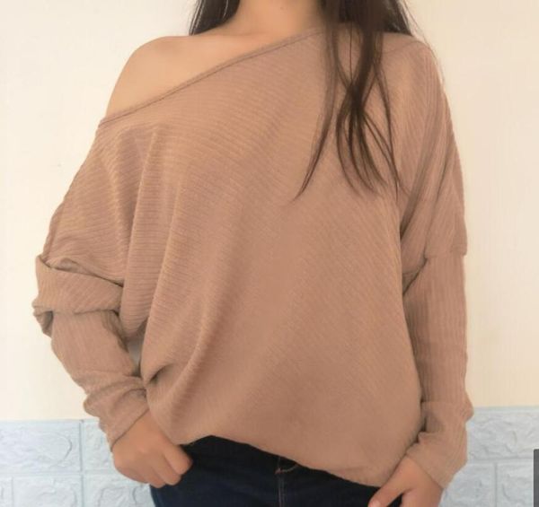 women's sweaters sweater women 2021 spring/autumn/winter fashion dew shoulder long batwing sleeve knitting solid clothing, White;black
women's sweaters sweater women 2021 spring/autumn/winter fashion dew shoulder long batwing sleeve knitting solid clothing, White;black