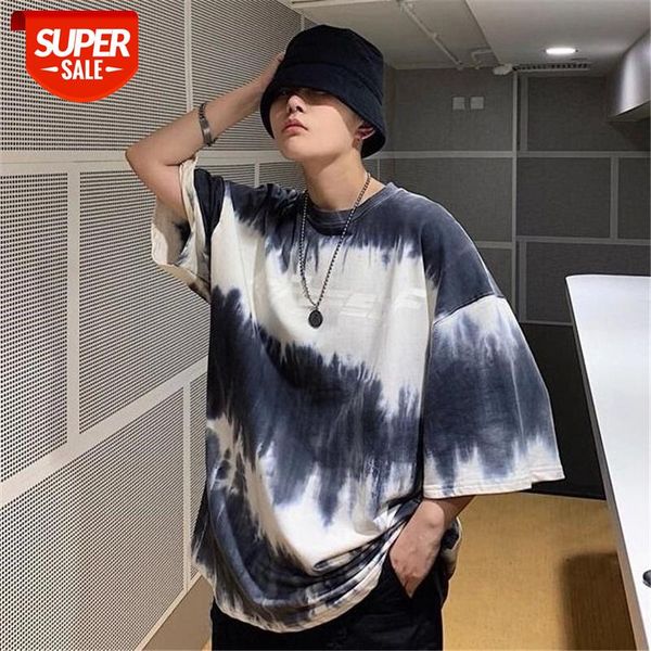 2020 gradient tie dye short-sleeved t-shirt men tshirt male students loose personality five-point half-sleeved mens clothes #ee6a, White;black
2020 gradient tie dye short-sleeved t-shirt men tshirt male students loose personality five-point half-sleeved mens clothes #ee6a, White;black