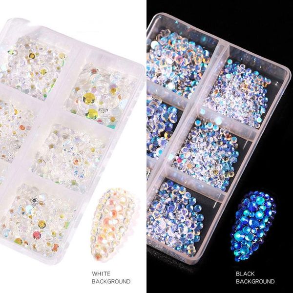 nail art decorations multi-size glass rhinestones crystals strass partition mixed size diy t4mb, Silver;gold
nail art decorations multi-size glass rhinestones crystals strass partition mixed size diy t4mb, Silver;gold